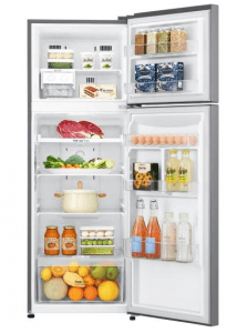 Counter depth refrigerator with freezer