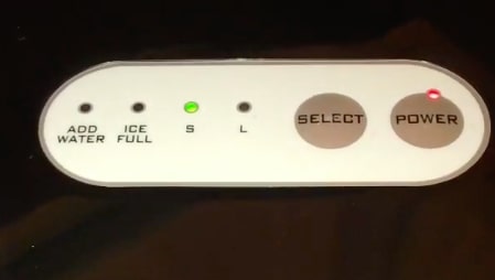 Power Button in an Ice Maker